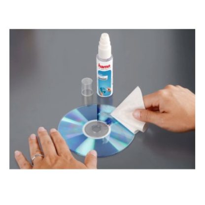 Hama CD/DVD Repair & Cleaning Kit - Repair Paste, Cleaning Fluid, Polishing Pads, Shell with Soft Pad