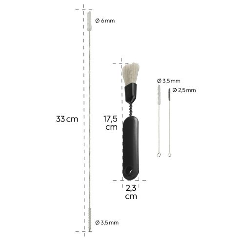 Hama Xavax Cleaning Brushes for Automated Coffee Makers, Set of 4