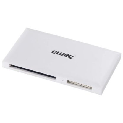 Hama External USB 3.0 Multi-Card Reader, SD/microSD/CF/MS, White, USB Powered - Image 3
