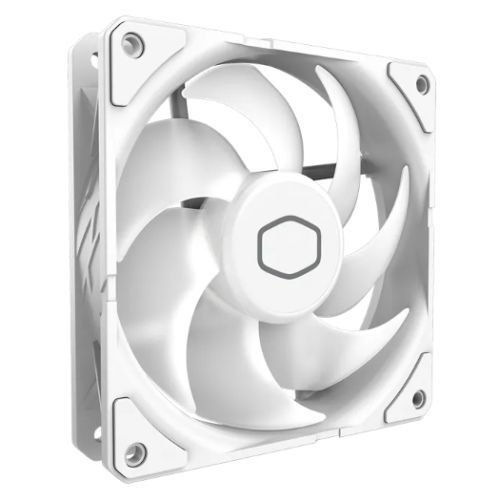 Cooler Master SickleFlow Edge 120 ARGB 12cm PWM Case Fan, Up to 2500 RPM, Loop Dynamic Bearing, White Edition