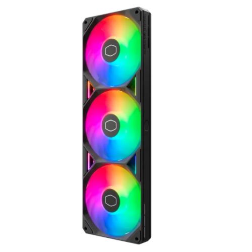 Cooler Master SickleFlow Edge 360 ARGB PWM Triple-Fan Single-Frame Unit, Up to 2500 RPM, Loop Dynamic Bearing, Single Connection, Black