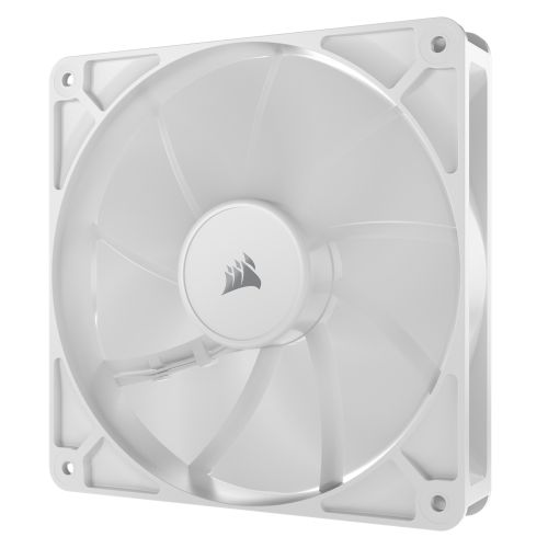 Corsair RS140 PWM 14cm Case Fan, Magnetic Dome Bearing, Daisy-Chain 4-Pin, 1700 RPM, AirGuide Tech, White