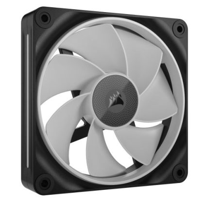 Corsair iCUE LINK LX120-R 12cm PWM Reverse Blade RGB Case Fan, 18 RGB LEDs, Magnetic Dome Bearing, 2400 RPM, Black, Single Fan Expansion Kit