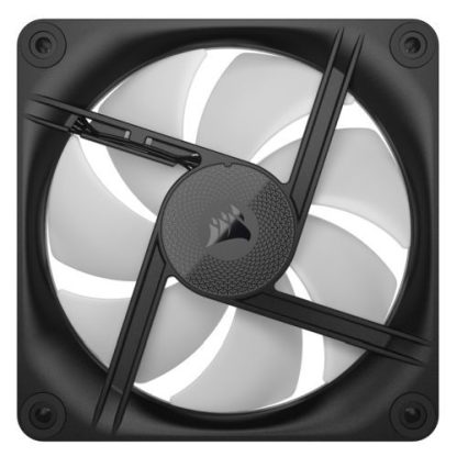 Corsair iCUE LINK LX120-R 12cm PWM Reverse Blade RGB Case Fans (3-Pack), 18 RGB LEDs, Magnetic Dome Bearing, 2400 RPM, iCUE LINK Hub Included, Black