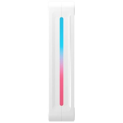 Corsair iCUE LINK LX120-R 12cm PWM Reverse Blade RGB Case Fans (3-Pack), 18 RGB LEDs, Magnetic Dome Bearing, 2400 RPM, iCUE LINK Hub Included, White