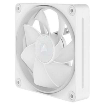 Corsair iCUE LINK LX120-R 12cm PWM Reverse Blade RGB Case Fans (3-Pack), 18 RGB LEDs, Magnetic Dome Bearing, 2400 RPM, iCUE LINK Hub Included, White