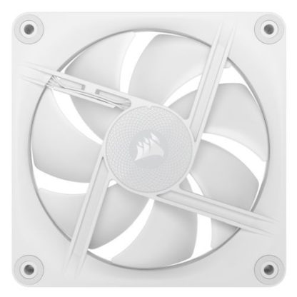 Corsair iCUE LINK LX120-R 12cm PWM Reverse Blade RGB Case Fans (3-Pack), 18 RGB LEDs, Magnetic Dome Bearing, 2400 RPM, iCUE LINK Hub Included, White