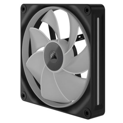 Corsair iCUE LINK LX140-R 14cm PWM Reverse Blade RGB Case Fan, 18 RGB LEDs, Magnetic Dome Bearing, 2000 RPM, Black, Single Fan Expansion Kit