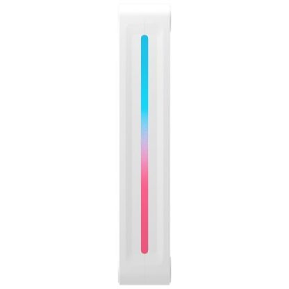 Corsair iCUE LINK LX140-R 14cm PWM Reverse Blade RGB Case Fan, 18 RGB LEDs, Magnetic Dome Bearing, 2000 RPM, White, Single Fan Expansion Kit