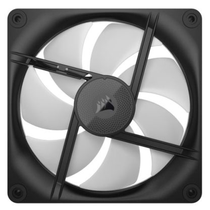 Corsair iCUE LINK LX140-R 14cm PWM Reverse Blade RGB Case Fans (2-Pack), 18 RGB LEDs, Magnetic Dome Bearing, 2000 RPM, iCUE LINK Hub Included, Black
