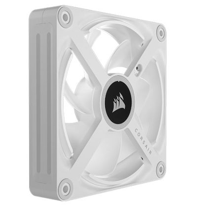 Corsair iCUE LINK QX120 12cm PWM RGB Case Fan, 34 RGB LEDs, Magnetic Dome Bearing, 2400 RPM, White, Single Fan Expansion Kit