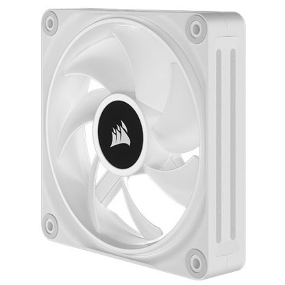 Corsair iCUE LINK QX120 12cm PWM RGB Case Fan, 34 RGB LEDs, Magnetic Dome Bearing, 2400 RPM, White, Single Fan Expansion Kit