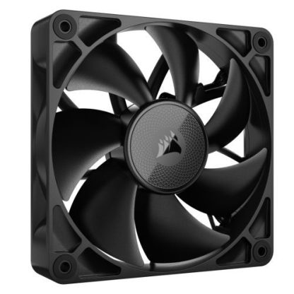 Corsair iCUE LINK RX120 12cm PWM Case Fans (3 Pack), Magnetic Dome Bearing, 2100 RPM, iCUE LINK Hub Included, Black