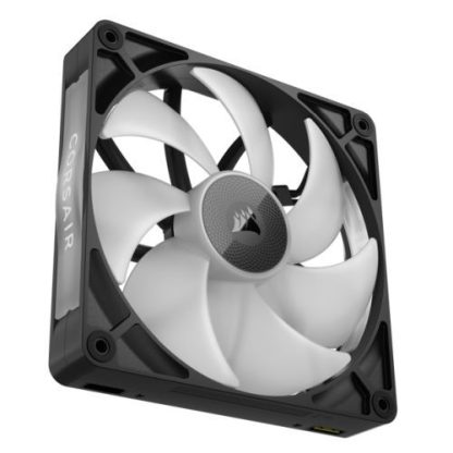 Corsair iCUE LINK RX140 RGB 14cm PWM Case Fans (2 Pack), 8 ARGB LEDs, Magnetic Dome Bearing, 1700 RPM, iCUE LINK Hub Included, Black