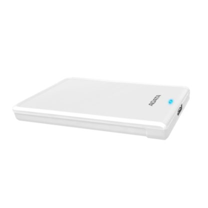 ADATA 1TB HV620S Slim External Hard Drive, 2.5", USB 3.2, 11.5mm Thick, White