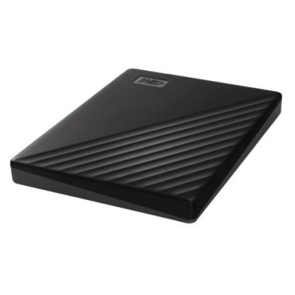 WD 2TB My Passport External Hard Drive, 2.5", USB 3.2 Gen1, Hardware Encryption, Backup Software, Black