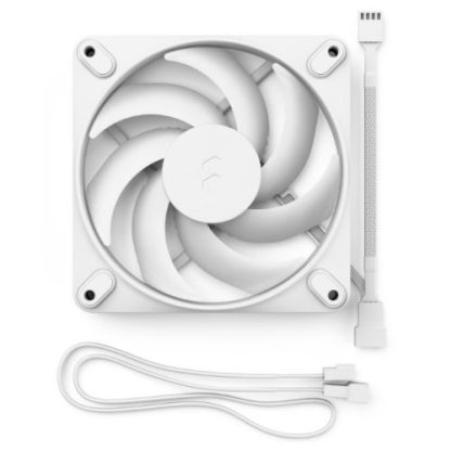 Fractal Design Momentum 12 12cm PWM Case Fan, FDB Bearing, 350-2200 RPM, White