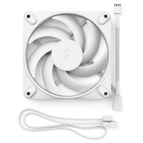 Fractal Design Momentum 12 12cm PWM Case Fan, FDB Bearing, 350-2200 RPM, White