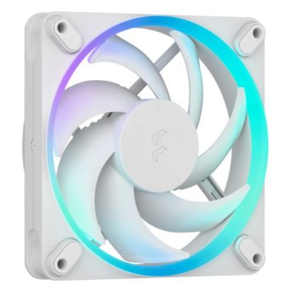 Fractal Design Momentum 12 ARGB 12cm PWM Case Fan, 16 LEDs, FDB Bearing, 350-2200 RPM, 8-pin Connector, White