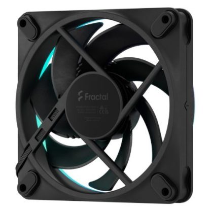 Fractal Design Momentum 12 ARGB 12cm PWM Case Fans (3-Pack), 16 LEDs, FDB Bearing, 350-2200 RPM, 8-pin Connector, Black