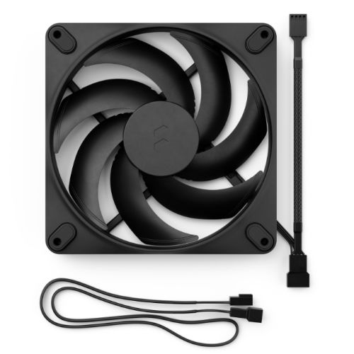Fractal Design Momentum 14 14cm PWM Case Fan, FDB Bearing, 350-1800 RPM, Black