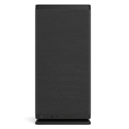 Fractal Design Mood (Black) SFF Case, Mini ITX, Requires SFX-SFX-L PSU, 1 Fan, PCIe 4.0 Riser Card, USB-C, 325mm GPU & 280mm Radiator Support