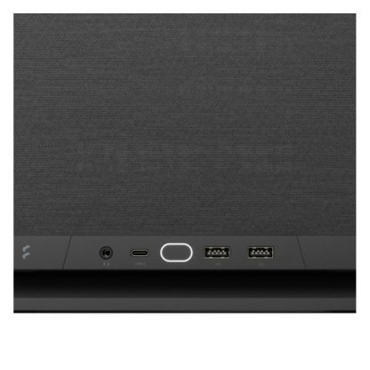 Fractal Design Mood (Black) SFF Case, Mini ITX, Requires SFX-SFX-L PSU, 1 Fan, PCIe 4.0 Riser Card, USB-C, 325mm GPU & 280mm Radiator Support
