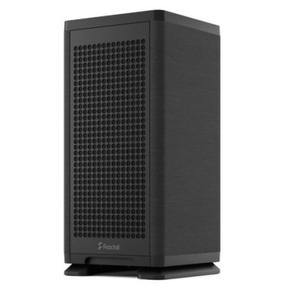 Fractal Design Mood (Black) SFF Case, Mini ITX, Requires SFX-SFX-L PSU, 1 Fan, PCIe 4.0 Riser Card, USB-C, 325mm GPU & 280mm Radiator Support