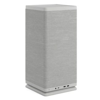 Fractal Design Mood (Light Grey) SFF Case, Mini ITX, Requires SFX SFX-L PSU, 1 Fan, PCIe 4.0 Riser Card, USB-C, 325mm GPU & 280mm Radiator Support