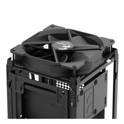 Fractal Design Mood (Light Grey) SFF Case, Mini ITX, Requires SFX SFX-L PSU, 1 Fan, PCIe 4.0 Riser Card, USB-C, 325mm GPU & 280mm Radiator Support