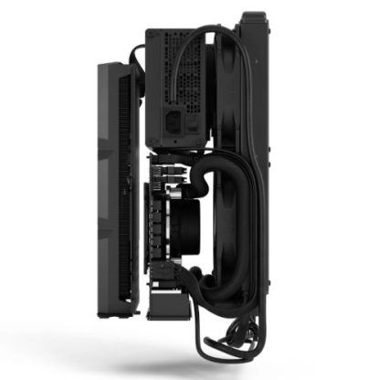Fractal Design Mood (Light Grey) SFF Case, Mini ITX, Requires SFX SFX-L PSU, 1 Fan, PCIe 4.0 Riser Card, USB-C, 325mm GPU & 280mm Radiator Support