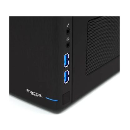 Fractal Design Node 304 (Black) Compact Cube Case, Mini ITX, ATX PSU & 310mm GPU Support, Modular Interior, 3 Fans, Fan Controller