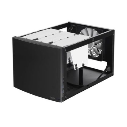 Fractal Design Node 304 (Black) Compact Cube Case, Mini ITX, ATX PSU & 310mm GPU Support, Modular Interior, 3 Fans, Fan Controller