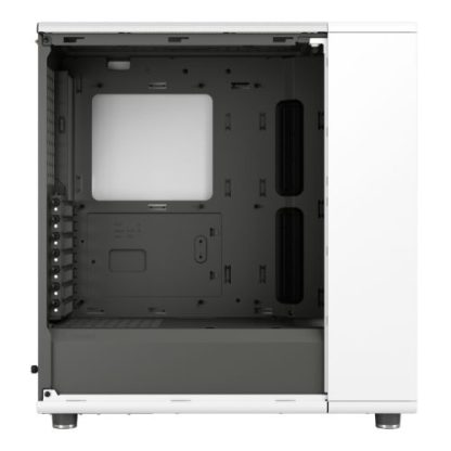 Fractal Design North Chalk White (White Solid) Case, ATX, Fine Mesh Side, 2 Fans, USB-C, Oak Front
