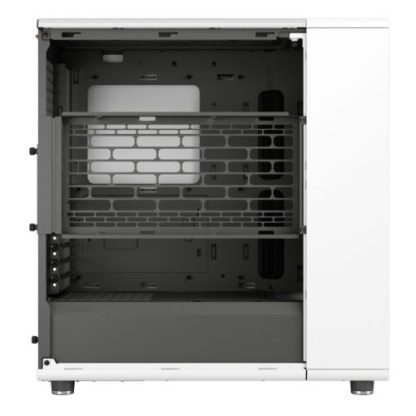 Fractal Design North Chalk White (White Solid) Case, ATX, Fine Mesh Side, 2 Fans, USB-C, Oak Front