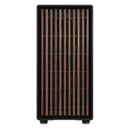 Fractal Design North XL Charcoal Black (TG Dark) Case w Dark Tint Glass Window, E-ATX, 3 PWM Fans, USB-C, Walnut Front