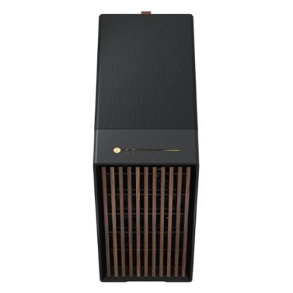 Fractal Design North XL Charcoal Black (TG Dark) Case w Dark Tint Glass Window, E-ATX, 3 PWM Fans, USB-C, Walnut Front