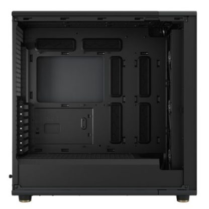 Fractal Design North XL Charcoal Black (TG Dark) Case w Dark Tint Glass Window, E-ATX, 3 PWM Fans, USB-C, Walnut Front