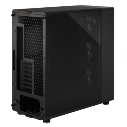 Fractal Design North XL Charcoal Black (TG Dark) Case w Dark Tint Glass Window, E-ATX, 3 PWM Fans, USB-C, Walnut Front
