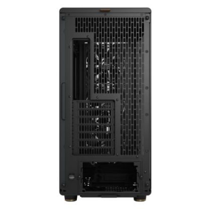 Fractal Design North XL Charcoal Black (TG Dark) Case w Dark Tint Glass Window, E-ATX, 3 PWM Fans, USB-C, Walnut Front