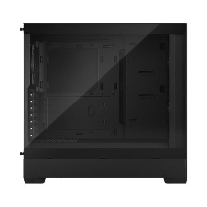 Fractal Design Pop Air (Black TG) Gaming Case w Clear Glass Window, ATX, Hexagonal Mesh Front, 3 Fans
