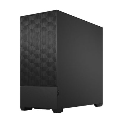 Fractal Design Pop Air (Black TG) Gaming Case w Clear Glass Window, ATX, Hexagonal Mesh Front, 3 Fans