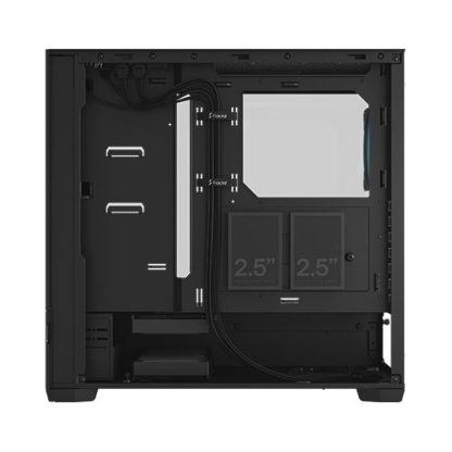 Fractal Design Pop Air RGB (Black TG) Gaming Case w/ Clear Glass Window, ATX, Hexagonal Mesh Front, 3 RGB Fans & ARGB Controller
