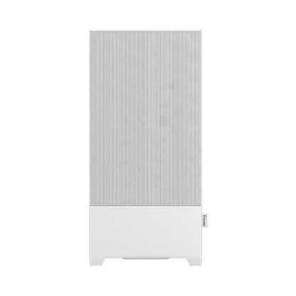 Fractal Design Pop Air (White TG) Gaming Case w Clear Glass Window, ATX, Hexagonal Mesh Front, 3 Fans