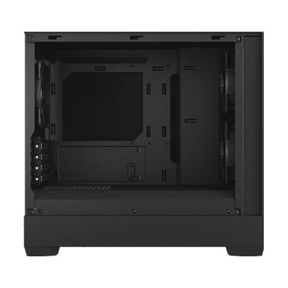 Fractal Design Pop Mini Silent (Black Solid) Gaming Case, Micro ATX, Sound-Damping Steel & Foam, 3 Fans