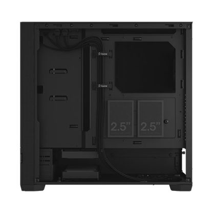 Fractal Design Pop Silent (Black Solid) Gaming Case, ATX, Sound-Damping Steel & Foam, 3 Fans