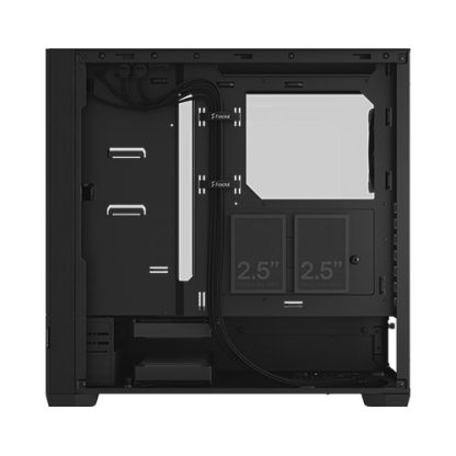 Fractal Design Pop Silent (Black TG) Gaming Case w Clear Glass Window, ATX, Sound-Damping Steel & Foam, 3 Fans