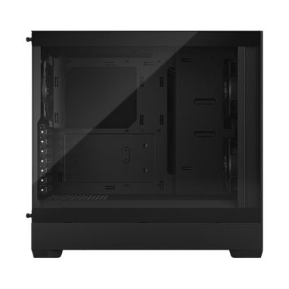 Fractal Design Pop Silent (Black TG) Gaming Case w Clear Glass Window, ATX, Sound-Damping Steel & Foam, 3 Fans