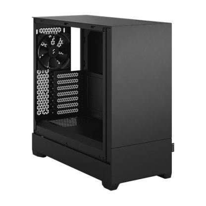 Fractal Design Pop Silent (Black TG) Gaming Case w Clear Glass Window, ATX, Sound-Damping Steel & Foam, 3 Fans