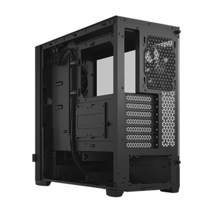 Fractal Design Pop Silent (Black TG) Gaming Case w Clear Glass Window, ATX, Sound-Damping Steel & Foam, 3 Fans